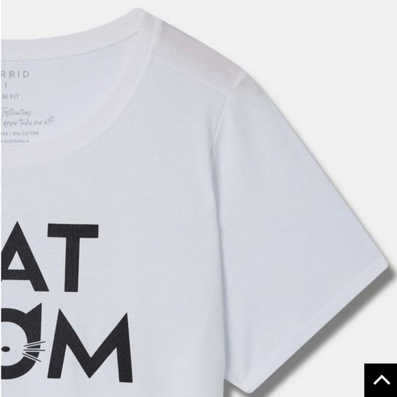 Torrid Cat Mom Signature Jersey Crew Neck Tee Size 2x 18/20 - Picture 5 of 10